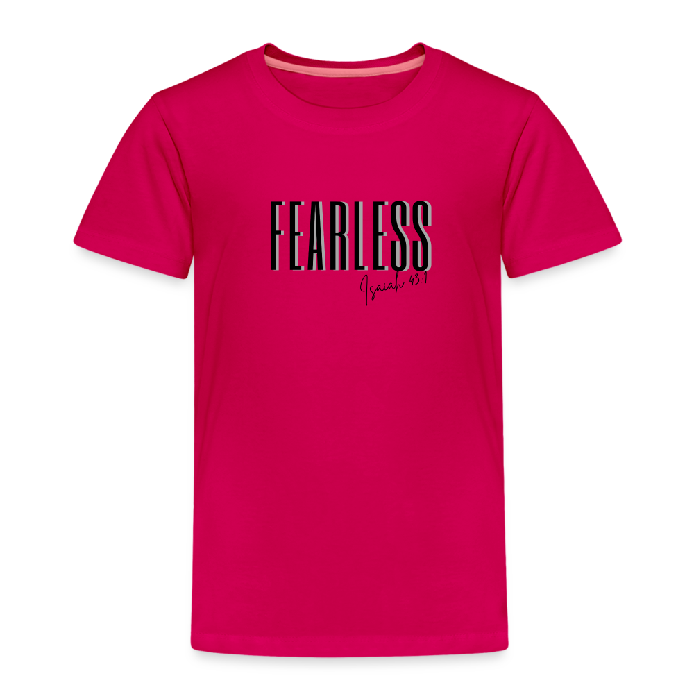 Fearless Kids' Premium T-Shirt - dark pink