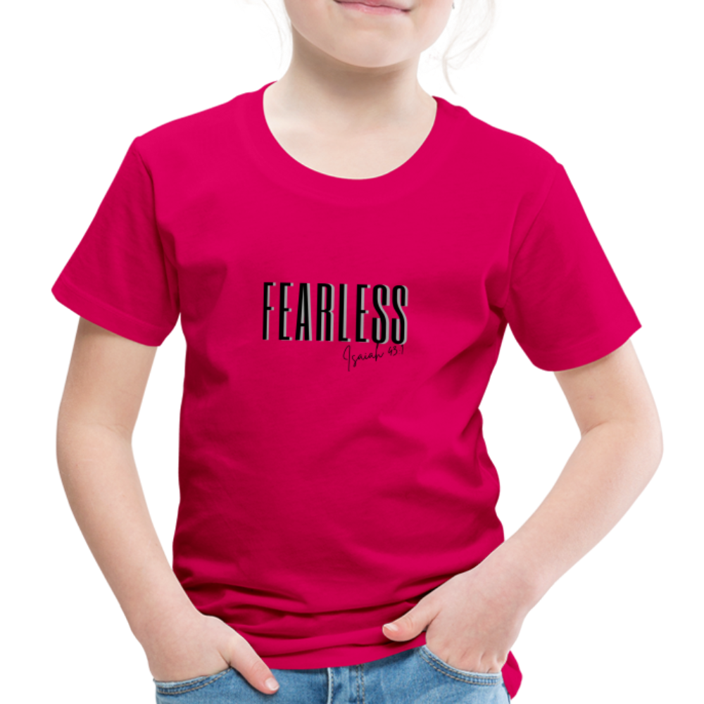 Fearless Kids' Premium T-Shirt - dark pink