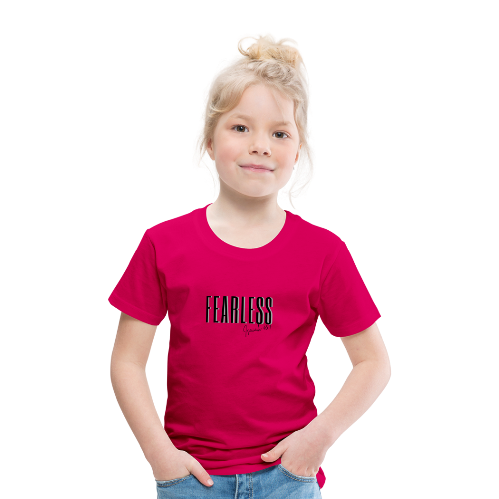 Fearless Kids' Premium T-Shirt - dark pink