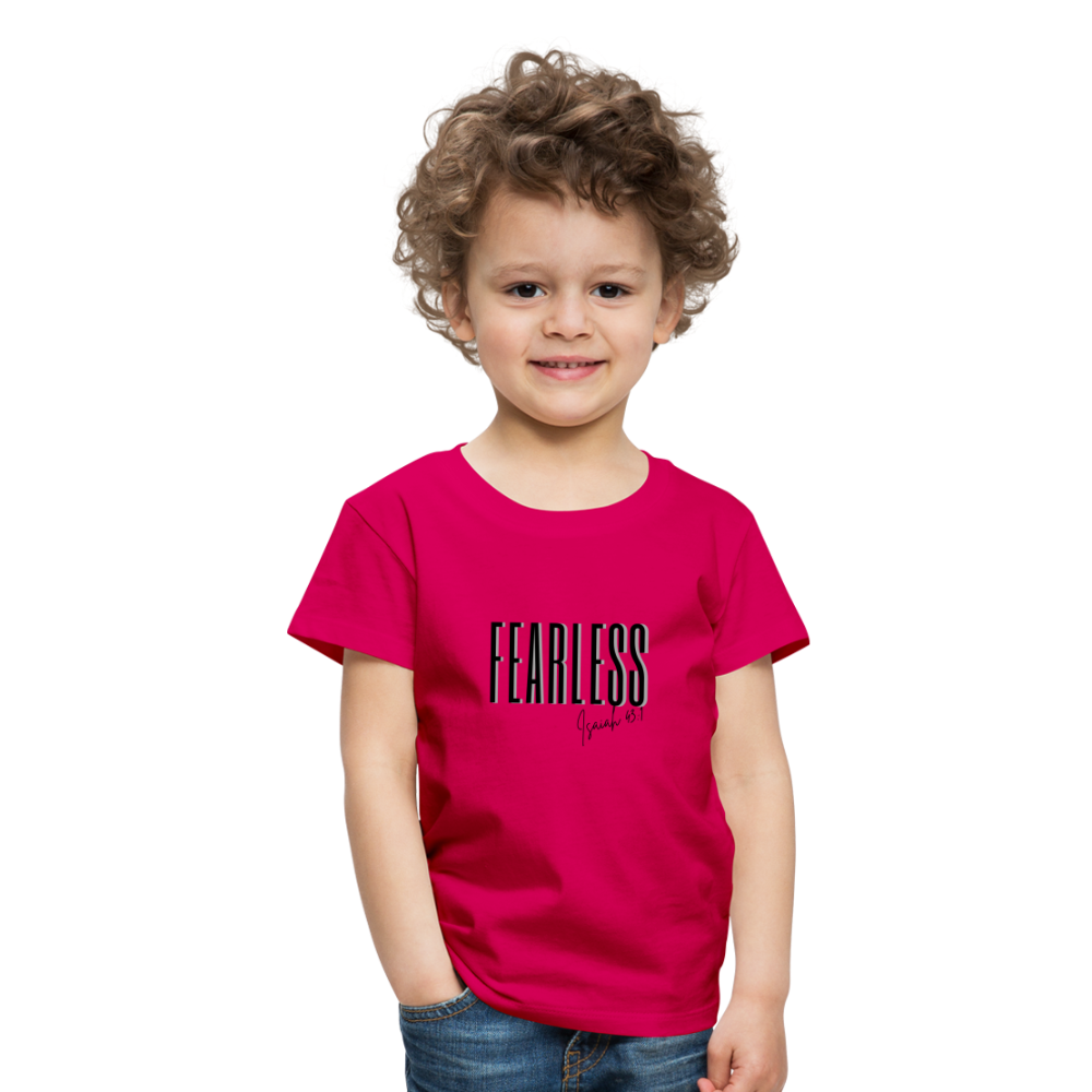 Fearless Kids' Premium T-Shirt - dark pink