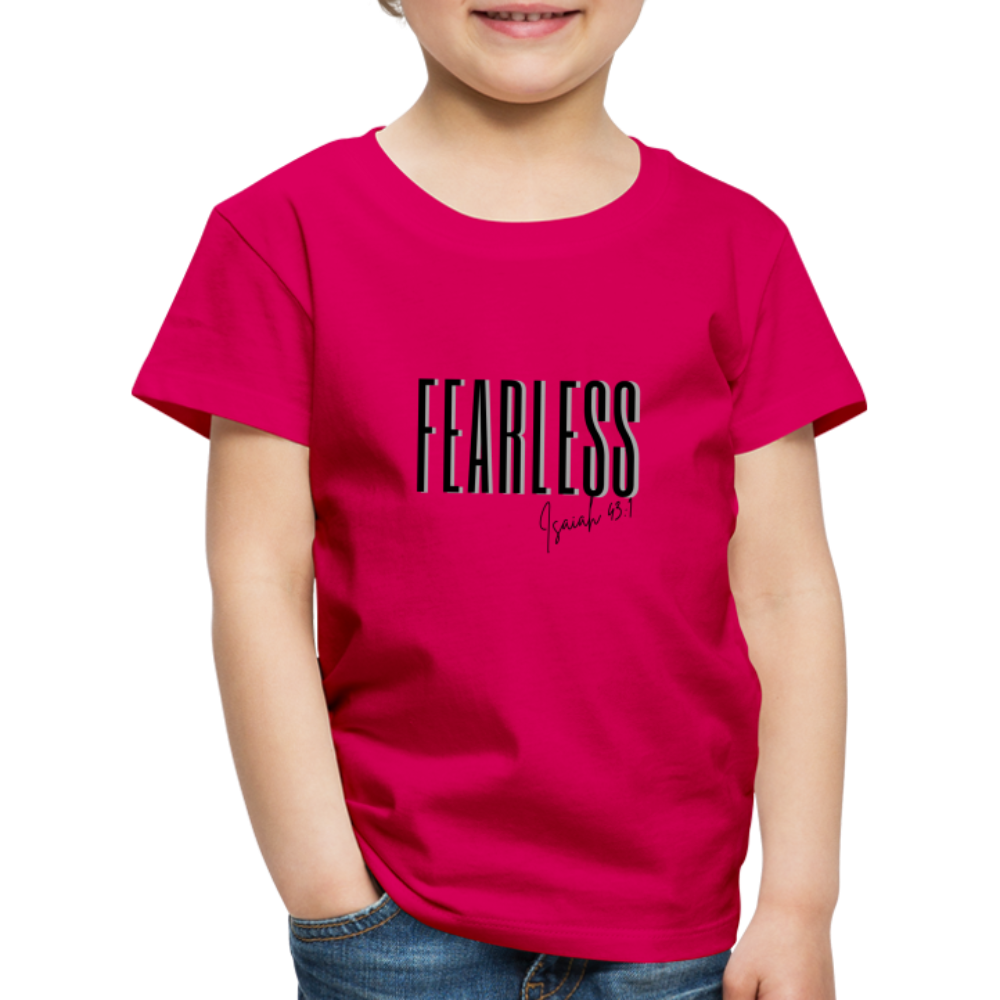 Fearless Kids' Premium T-Shirt - dark pink
