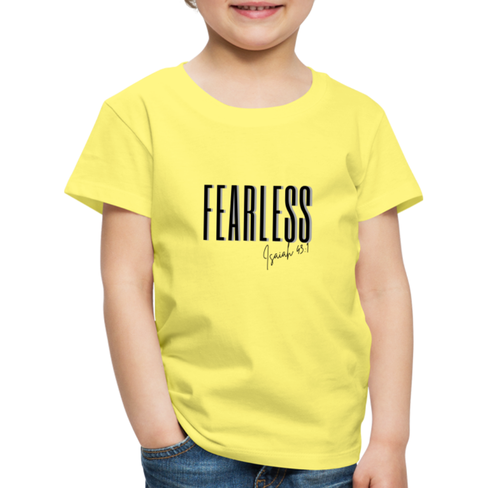 Fearless Kids' Premium T-Shirt - yellow