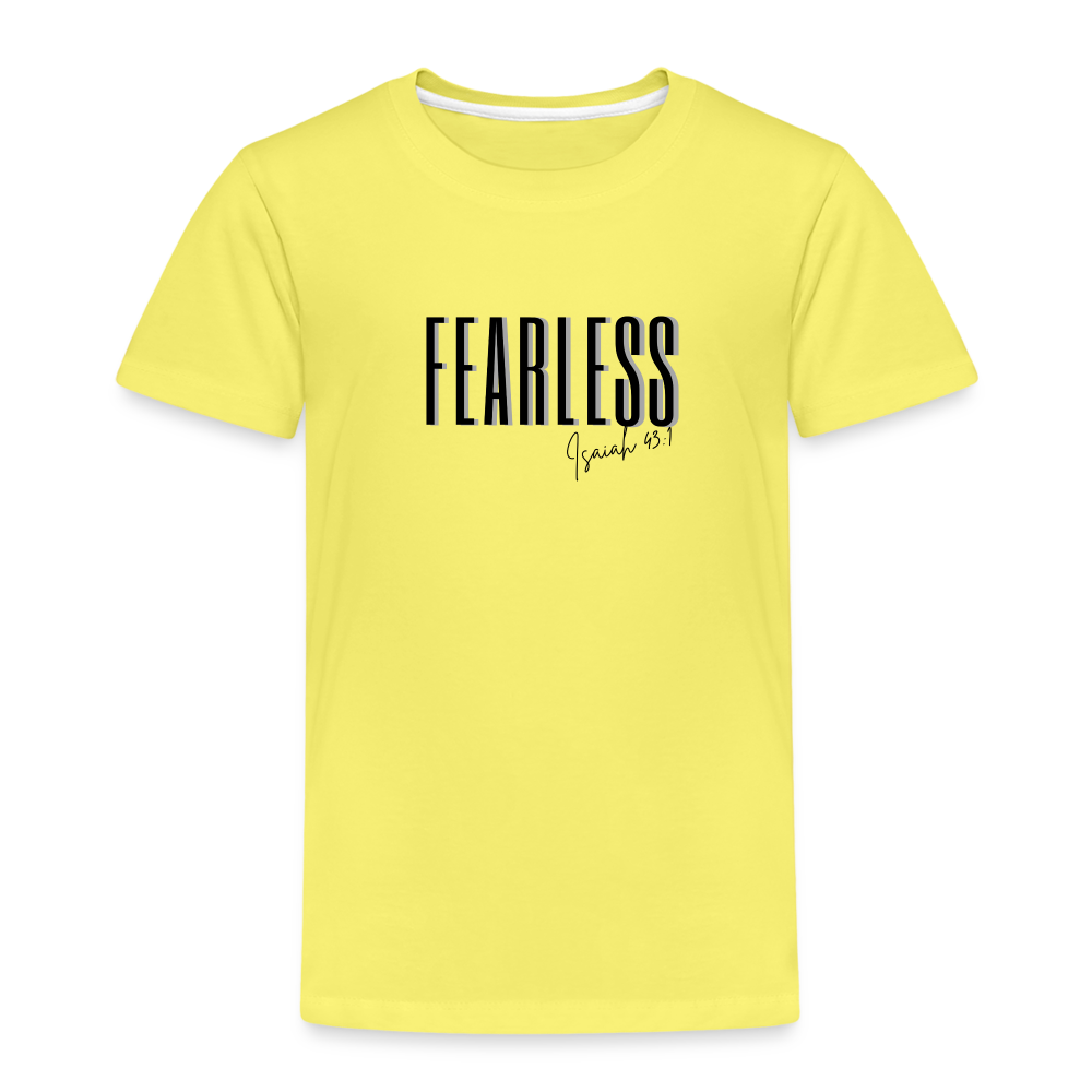 Fearless Kids' Premium T-Shirt - yellow