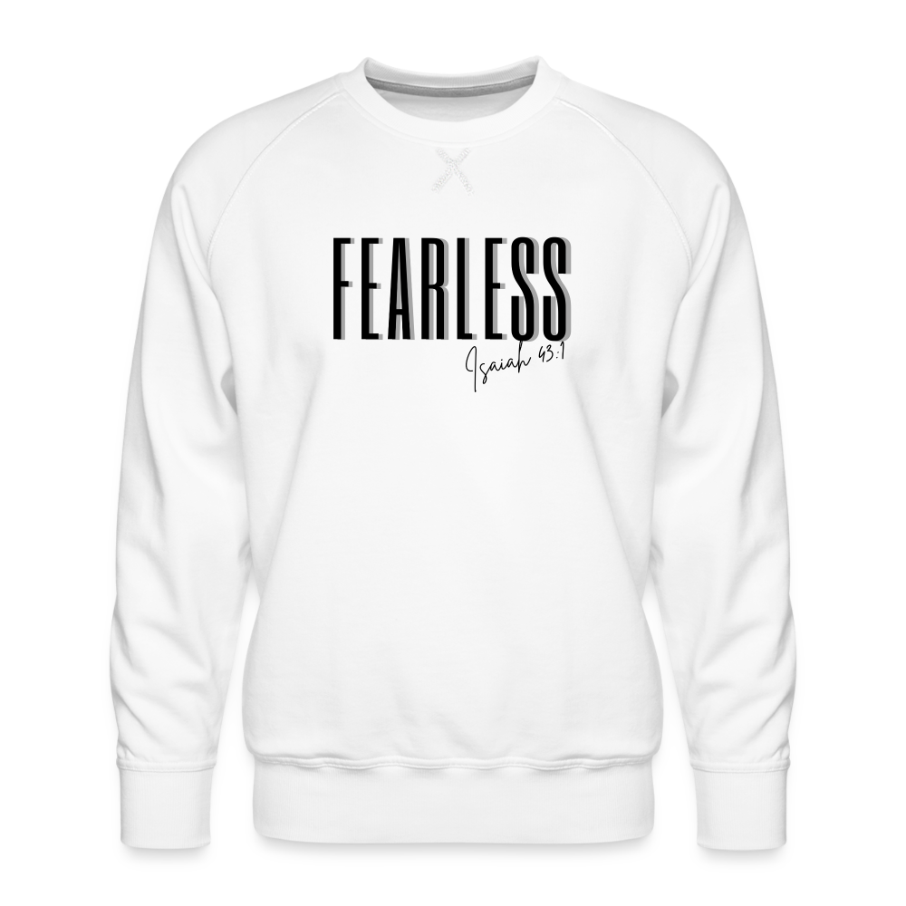 Fearless Men’s Premium Sweatshirt - white
