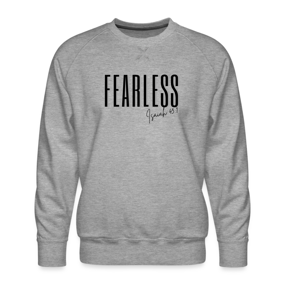 Fearless Men’s Premium Sweatshirt - heather grey