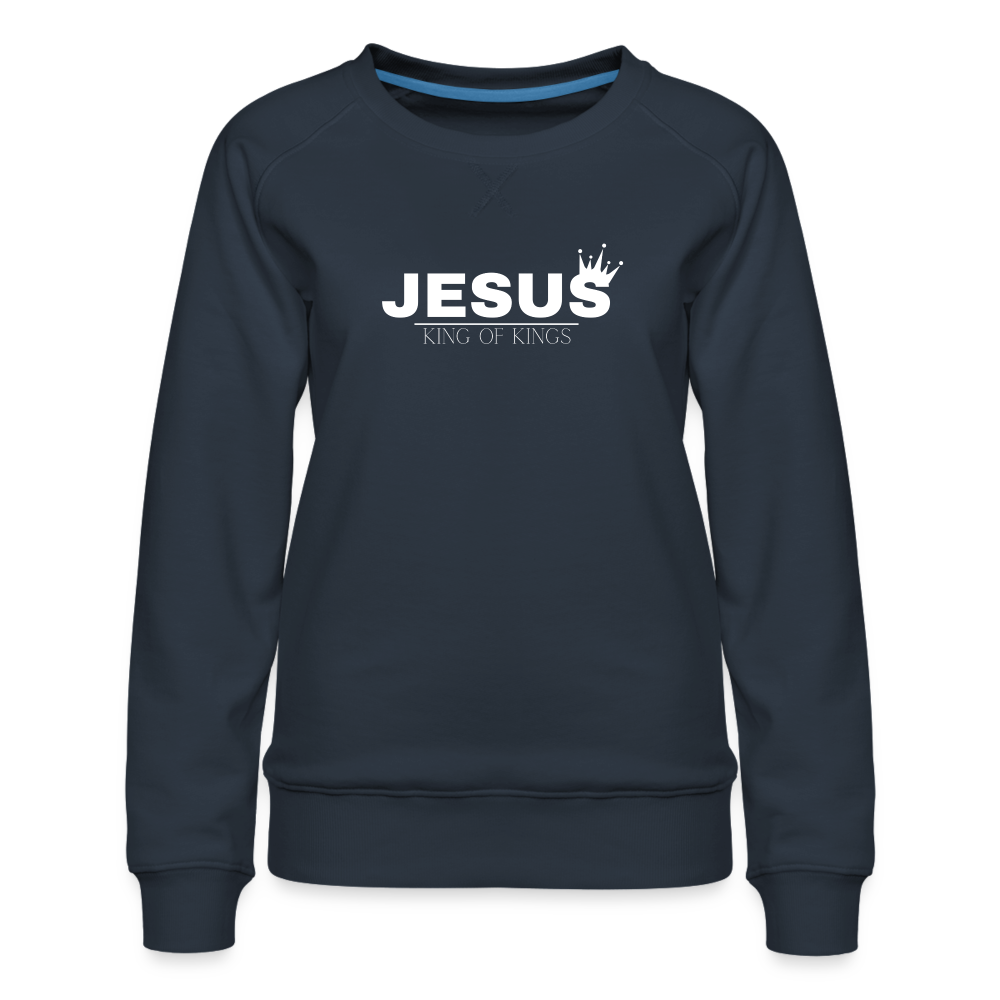 King of Kings Women's Premium Sweatshirt - navy