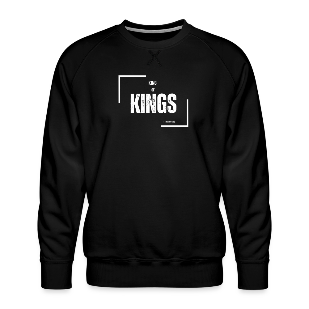 King of Kings Men’s Premium Sweatshirt - black