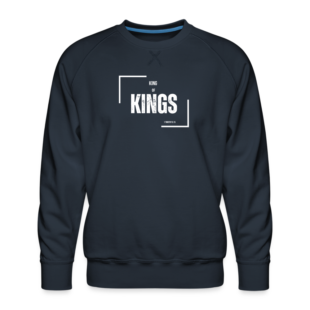 King of Kings Men’s Premium Sweatshirt - navy
