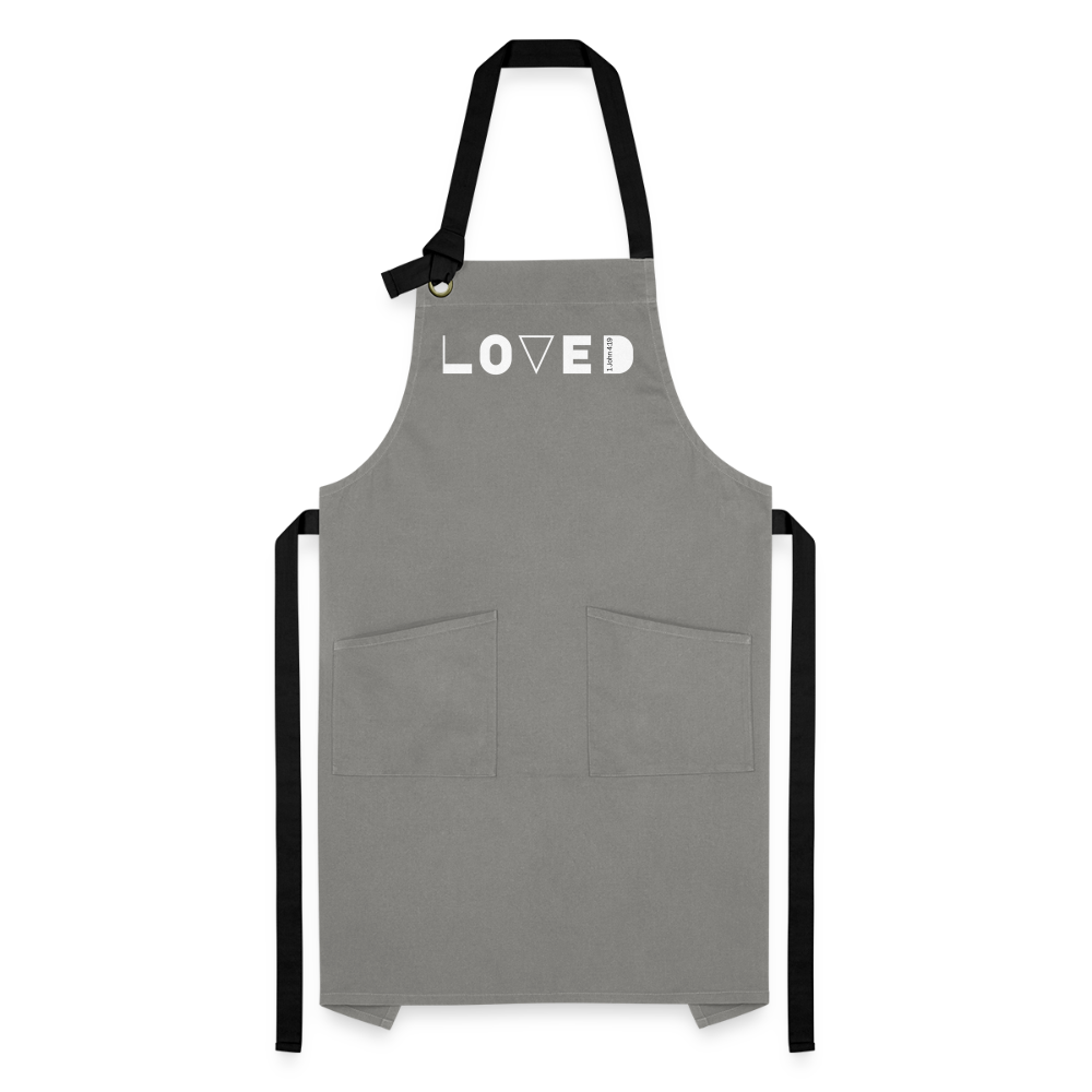 Loved Artisan Apron - grey/black