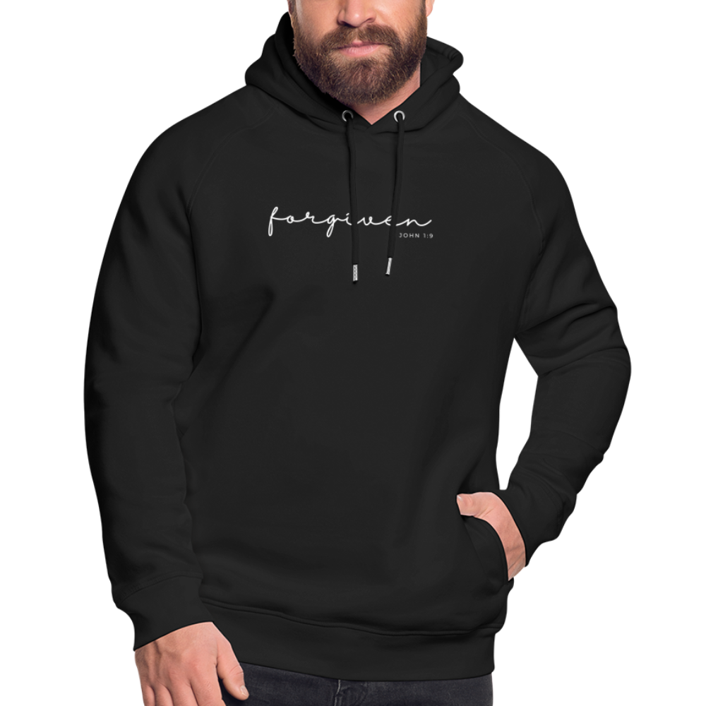 Forgiven Unisex Organic Hoodie by Stanley & Stella - black