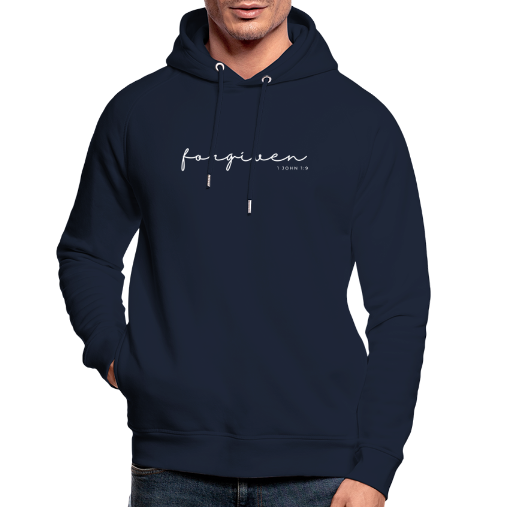 Forgiven Unisex Organic Hoodie by Stanley & Stella - navy