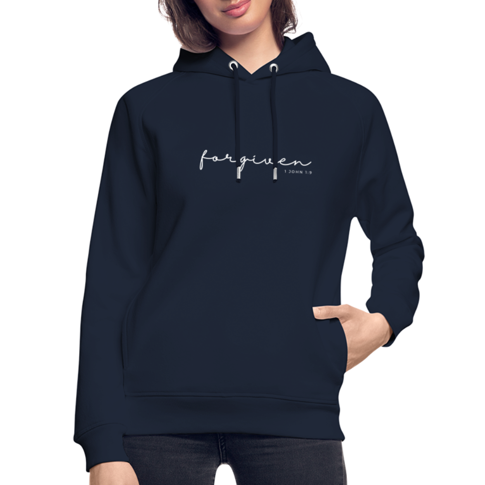 Forgiven Unisex Organic Hoodie by Stanley & Stella - navy