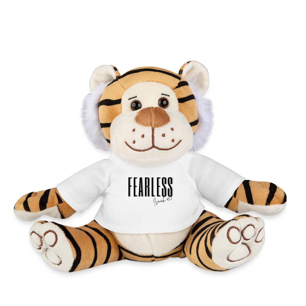 Fearless Plush Tiger - white