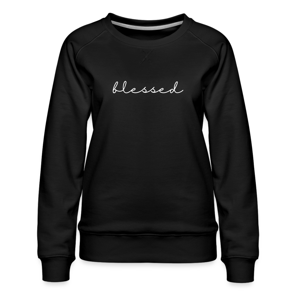 Blessed Women’s Premium Sweatshirt - black