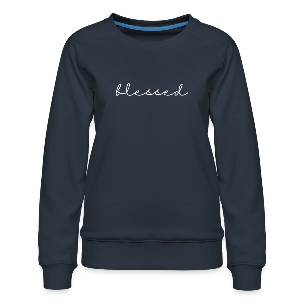 Blessed Women’s Premium Sweatshirt - navy