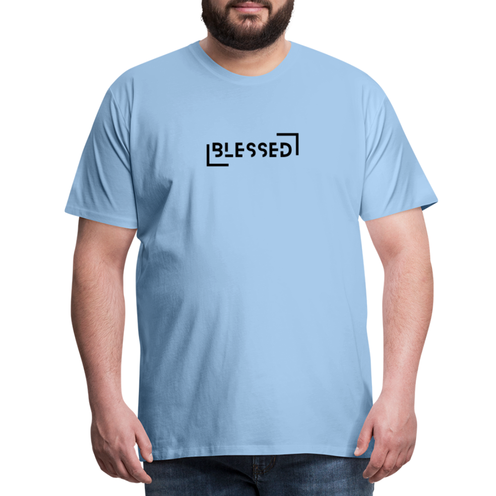 Blessed Men’s Premium T-Shirt - sky