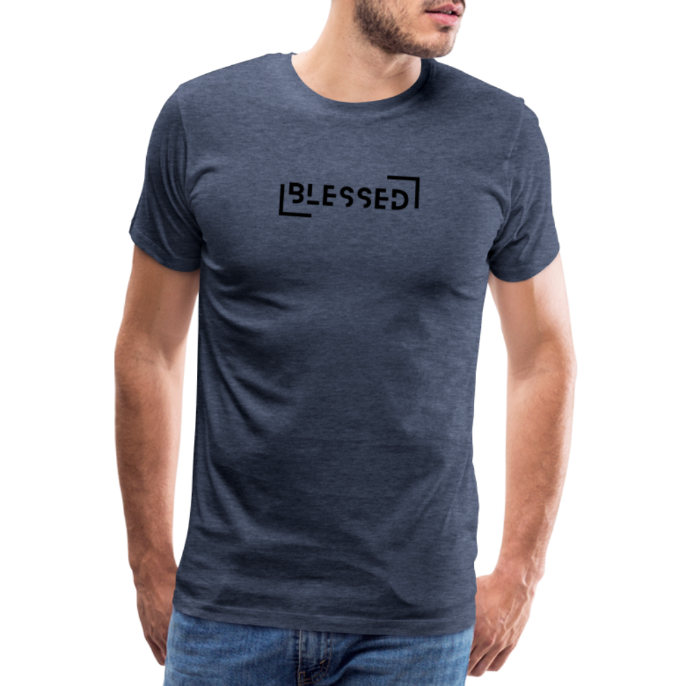 Blessed Men’s Premium T-Shirt - heather blue