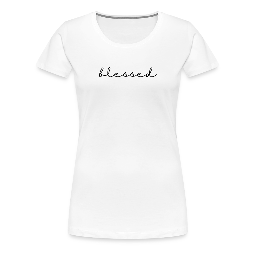 Blessed Women’s Premium T-Shirt - white