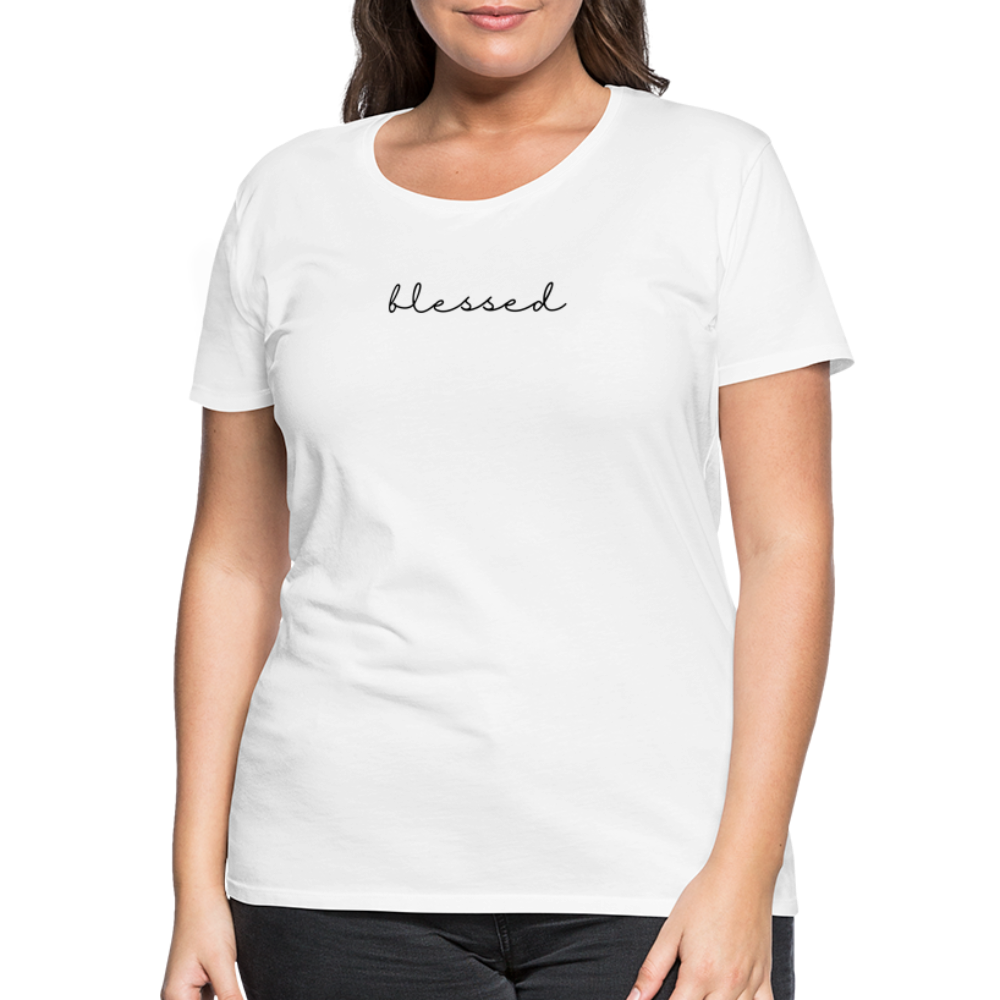 Blessed Women’s Premium T-Shirt - white