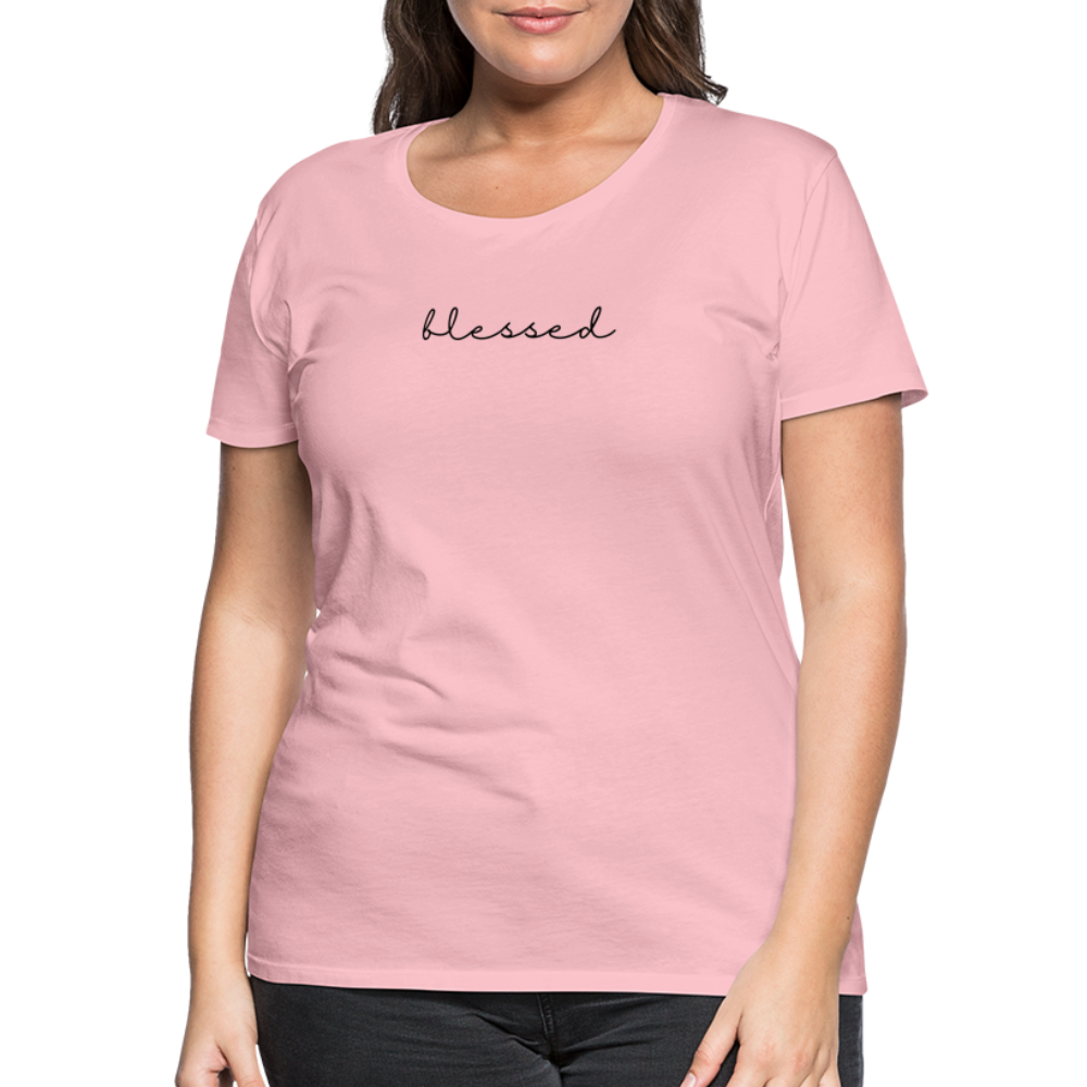 Blessed Women’s Premium T-Shirt - rose shadow