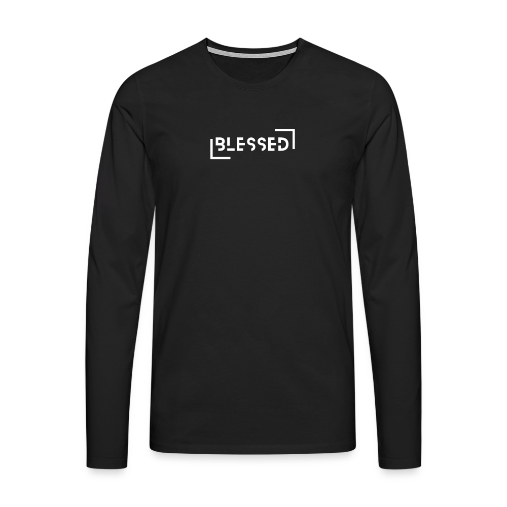 Blessed Men's Premium Longsleeve Shirt - black