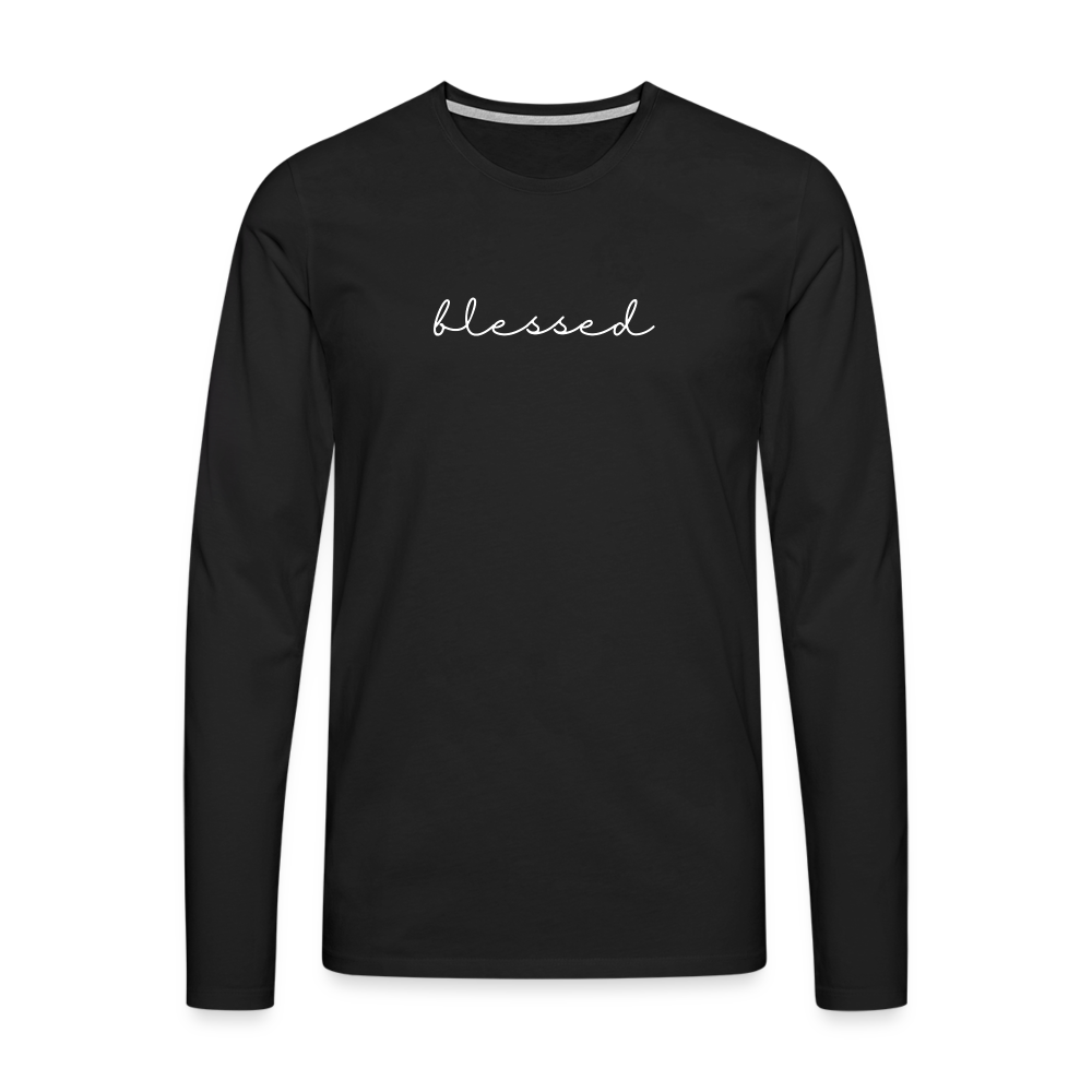 Blessed Men's Premium Longsleeve Shirt - black