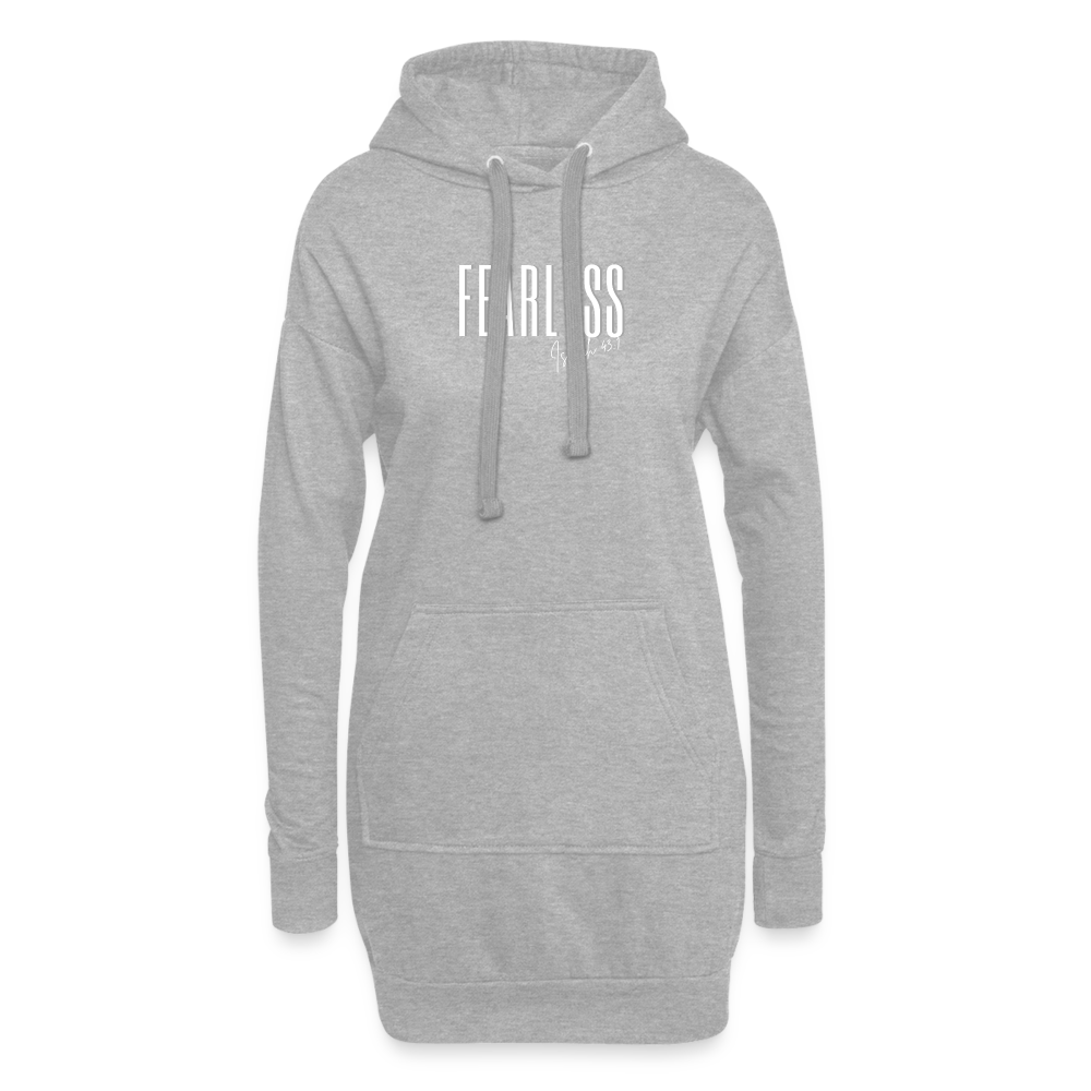 Fearless Hoodie Dress - heather grey