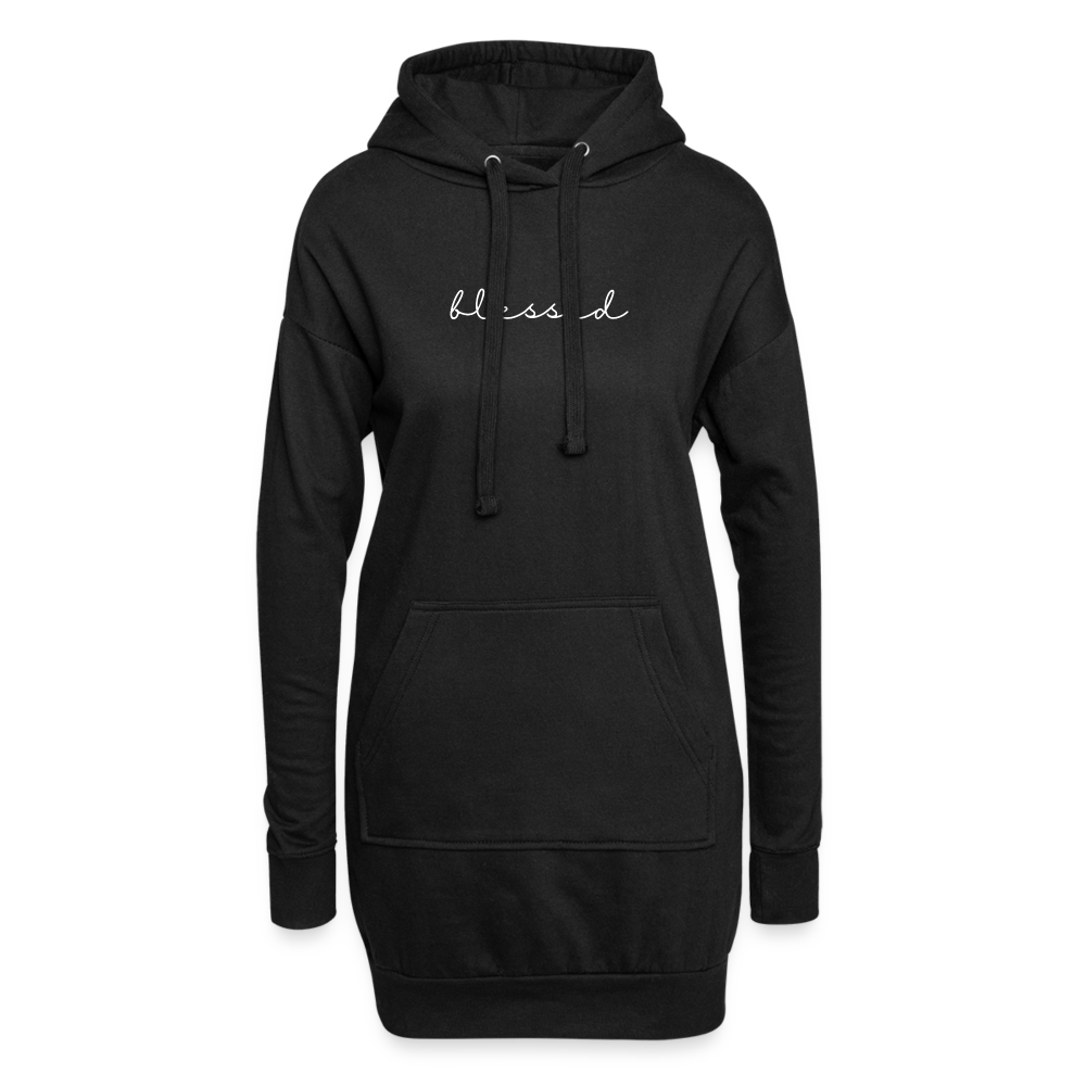 Blessed Hoodie Dress - black