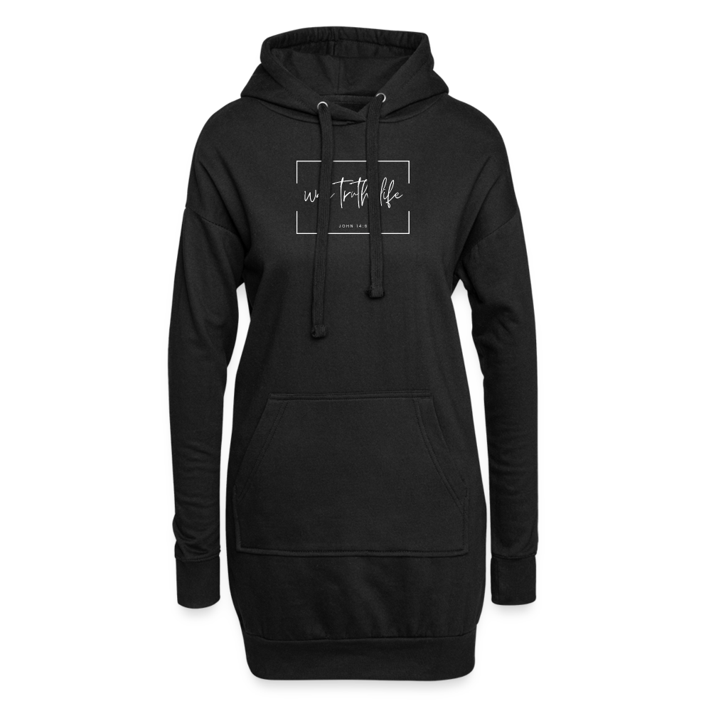 Way Truth Life Hoodie Dress - black