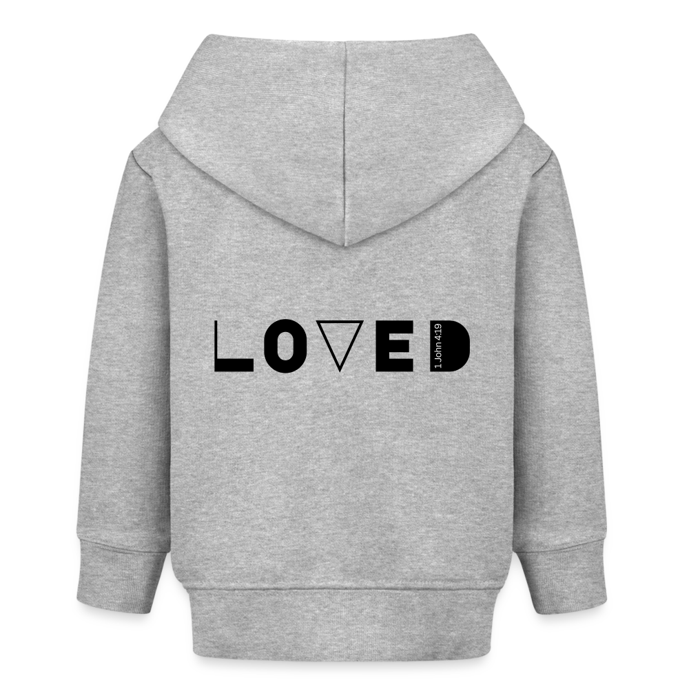 LOVED Baby Hoodie CRUISER - heather grey