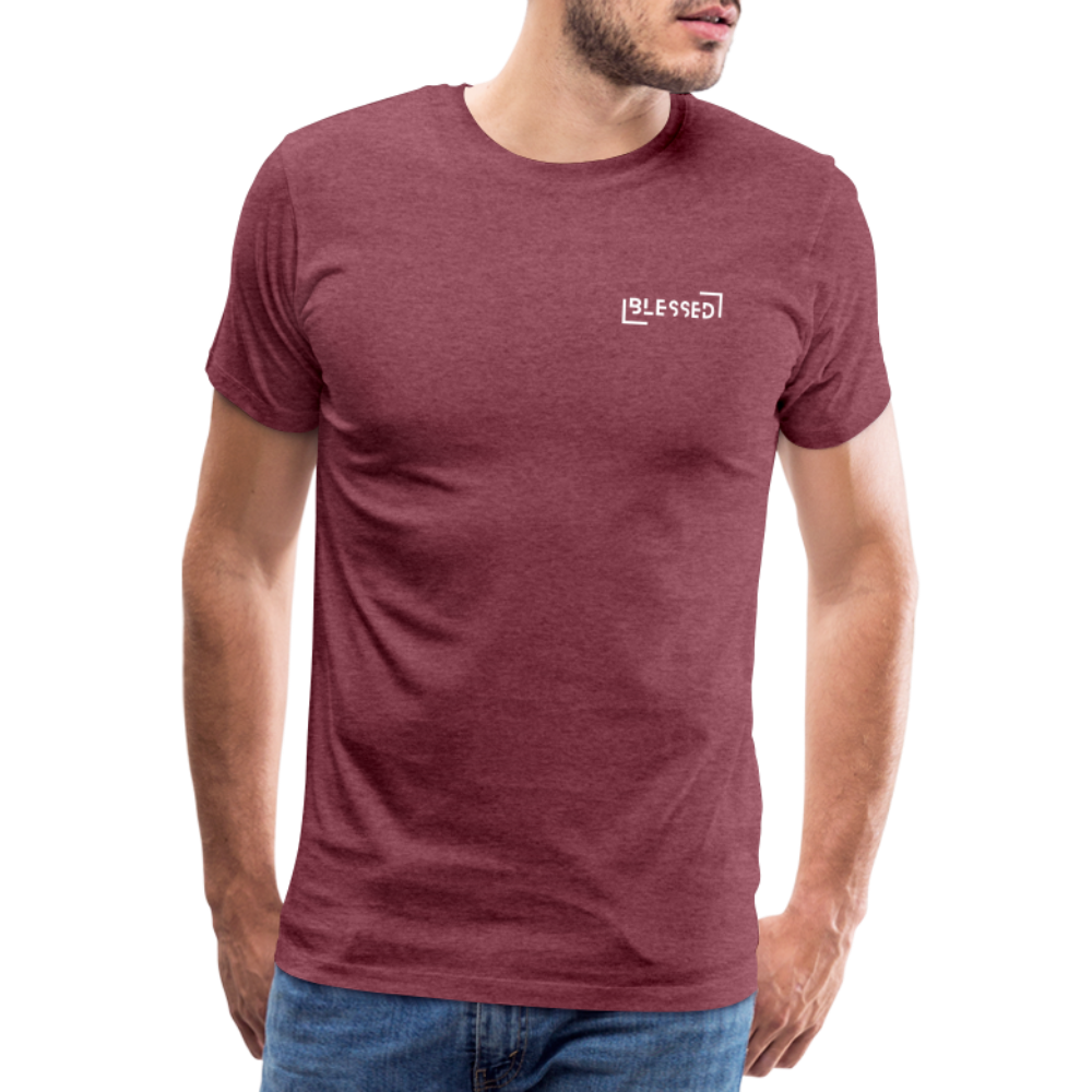 Blessed Men’s Premium T-Shirt - heather burgundy