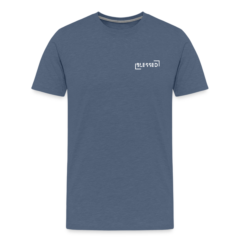 Blessed Men’s Premium T-Shirt - heather blue