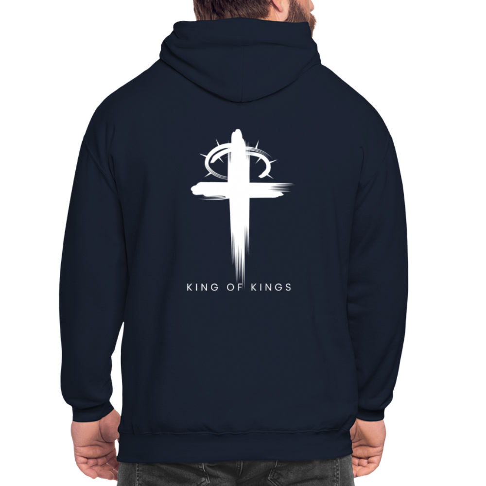 King of Kings Unisex Hoodie - navy