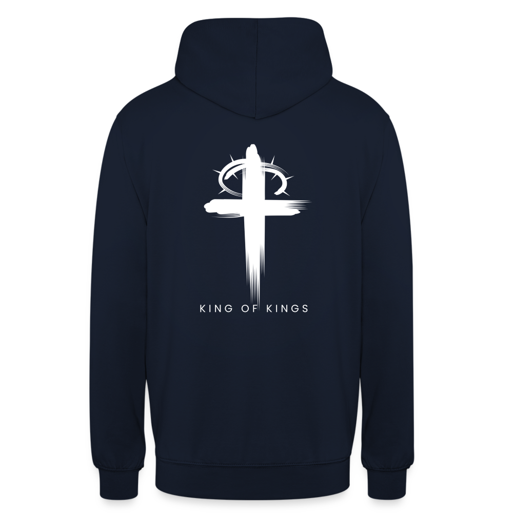 King of Kings Unisex Hoodie - navy