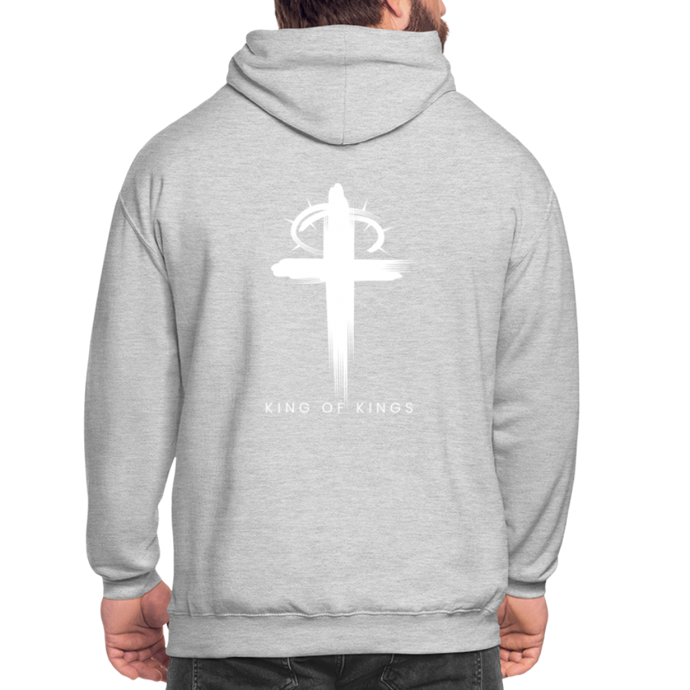 King of Kings Unisex Hoodie - light heather grey