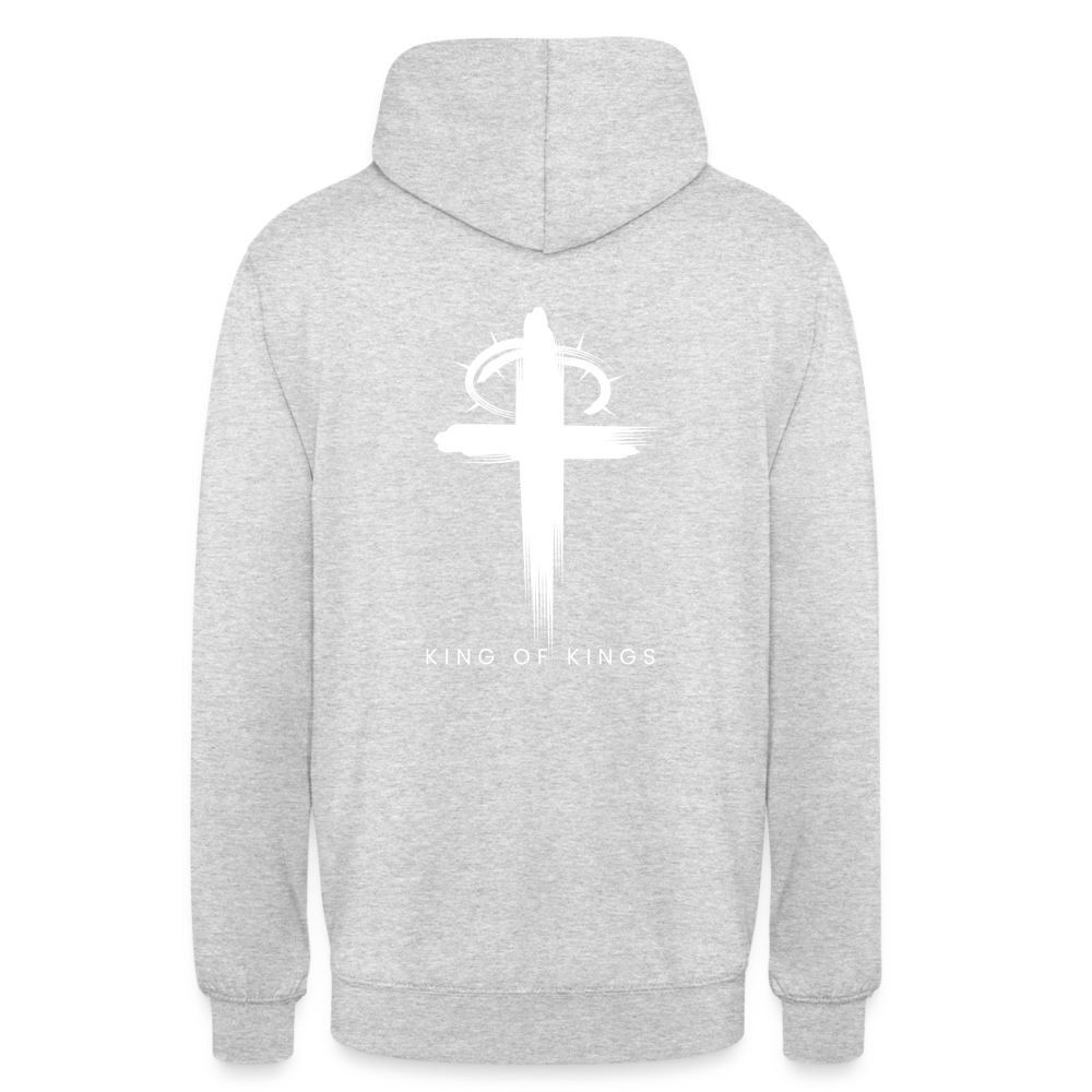King of Kings Unisex Hoodie - light heather grey