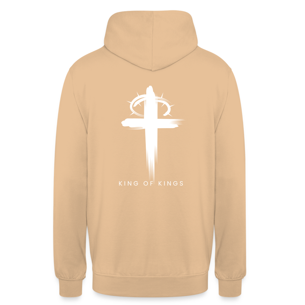 King of Kings Unisex Hoodie - peach