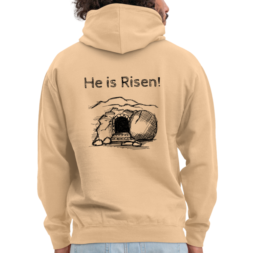 He is Risen Unisex Hoodie - peach
