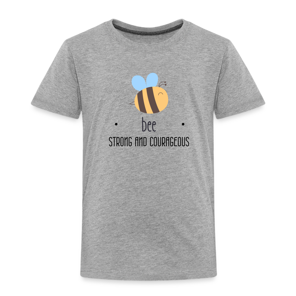 Be Strong Kids' Premium T-Shirt - heather grey