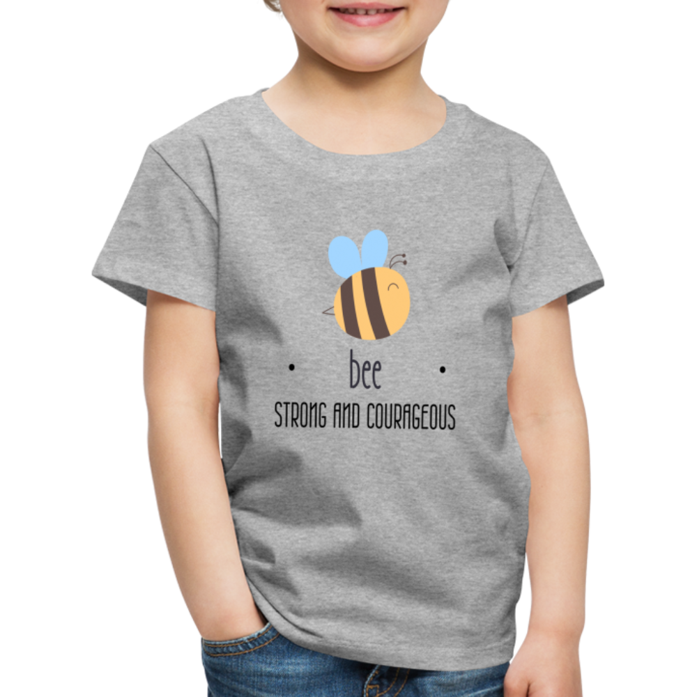 Be Strong Kids' Premium T-Shirt - heather grey