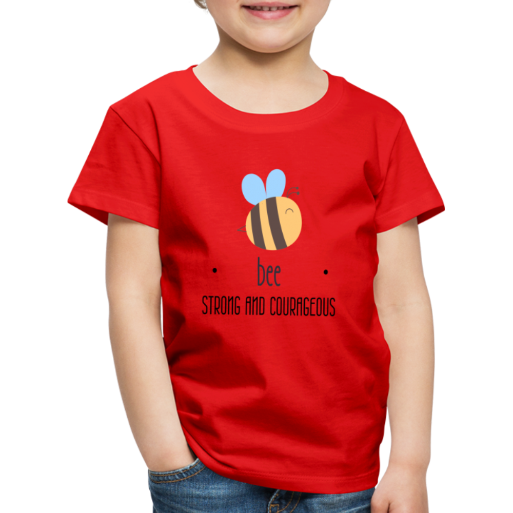 Be Strong Kids' Premium T-Shirt - red