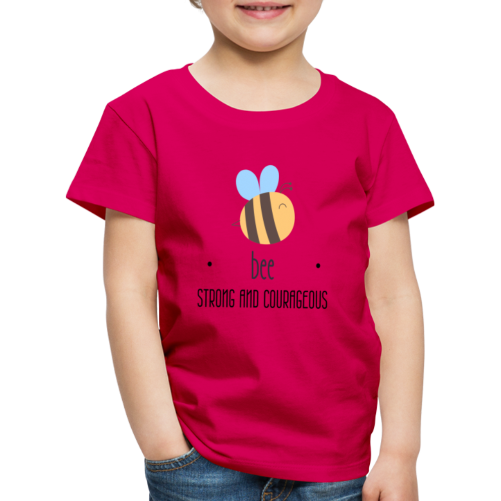 Be Strong Kids' Premium T-Shirt - dark pink