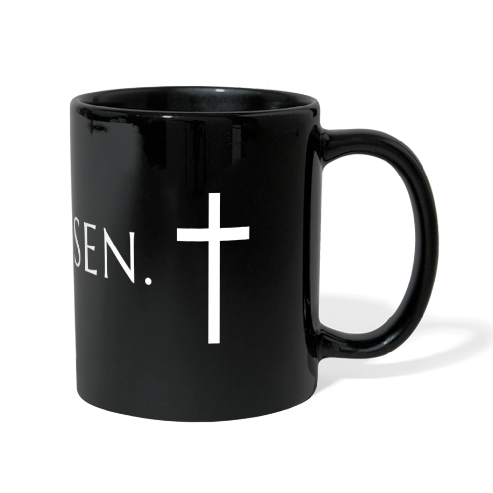 He is Risen Full Color Panoramic Mug - black