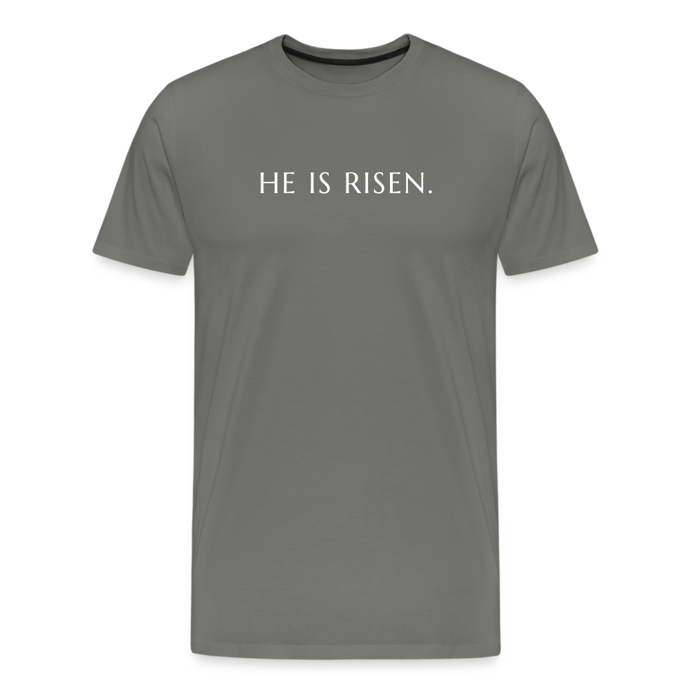 He is Risen Men’s Premium T-Shirt - asphalt