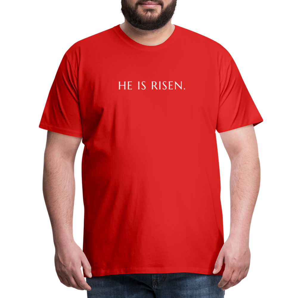 He is Risen Men’s Premium T-Shirt - red