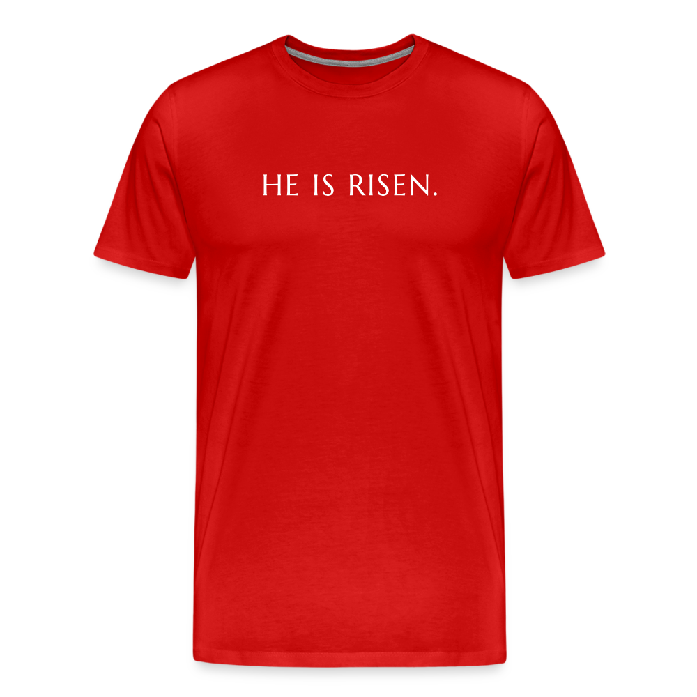 He is Risen Men’s Premium T-Shirt - red