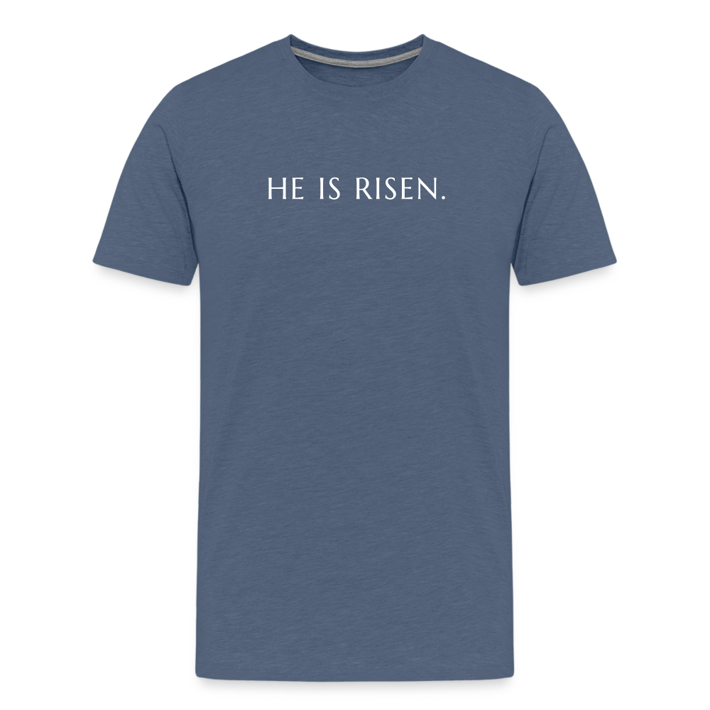 He is Risen Men’s Premium T-Shirt - heather blue