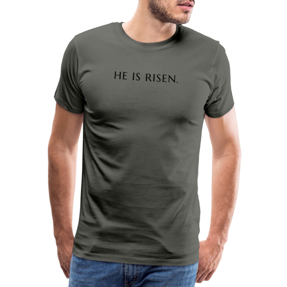 He is Risen Men’s Premium T-Shirt - asphalt