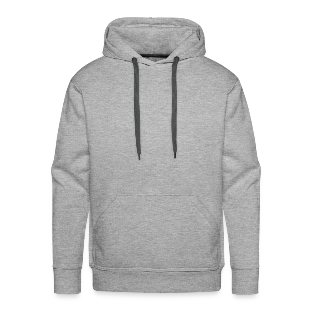 Gods love was greater Men’s Premium Hoodie - heather grey
