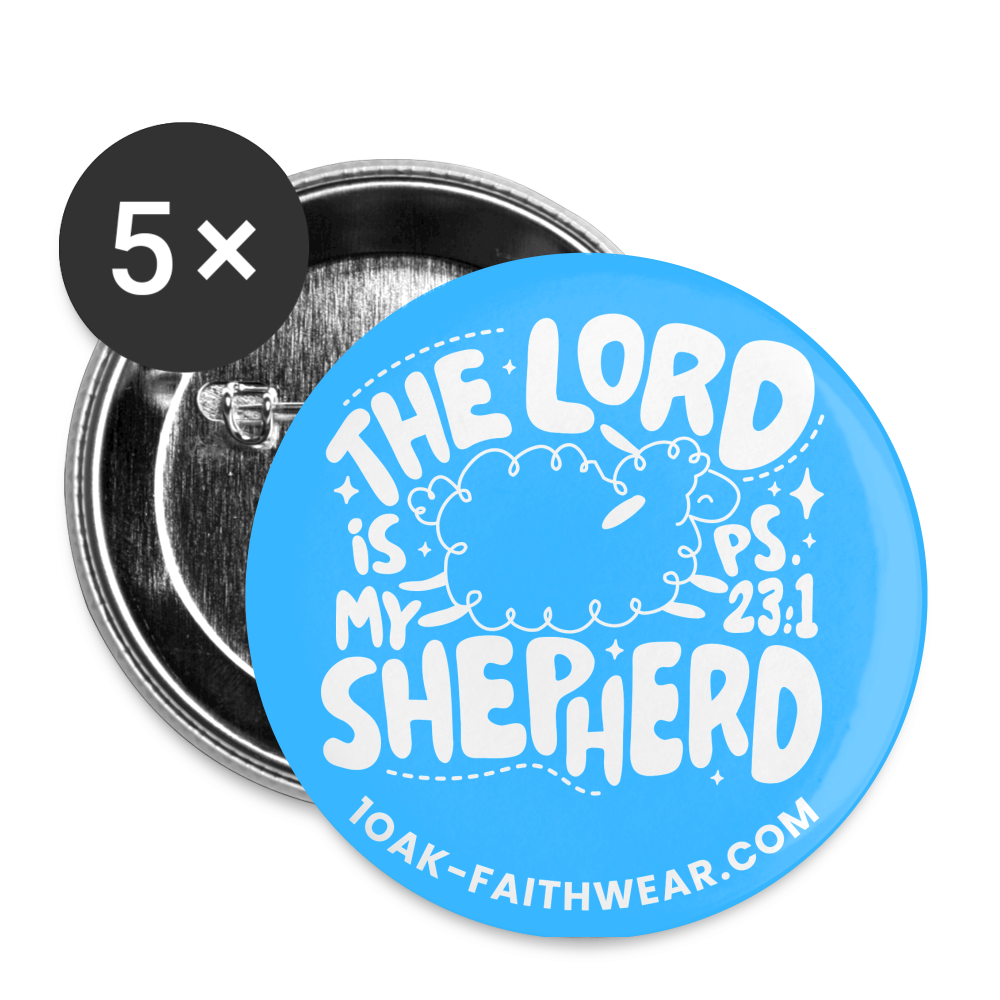 My Shepherd Buttons large 2.2''/56 mm (5-pack) - white